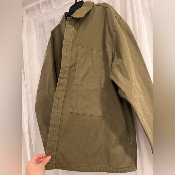 Best Made Co. Men’s Hatched Canvas Chore Coat - Picture 2 of 4